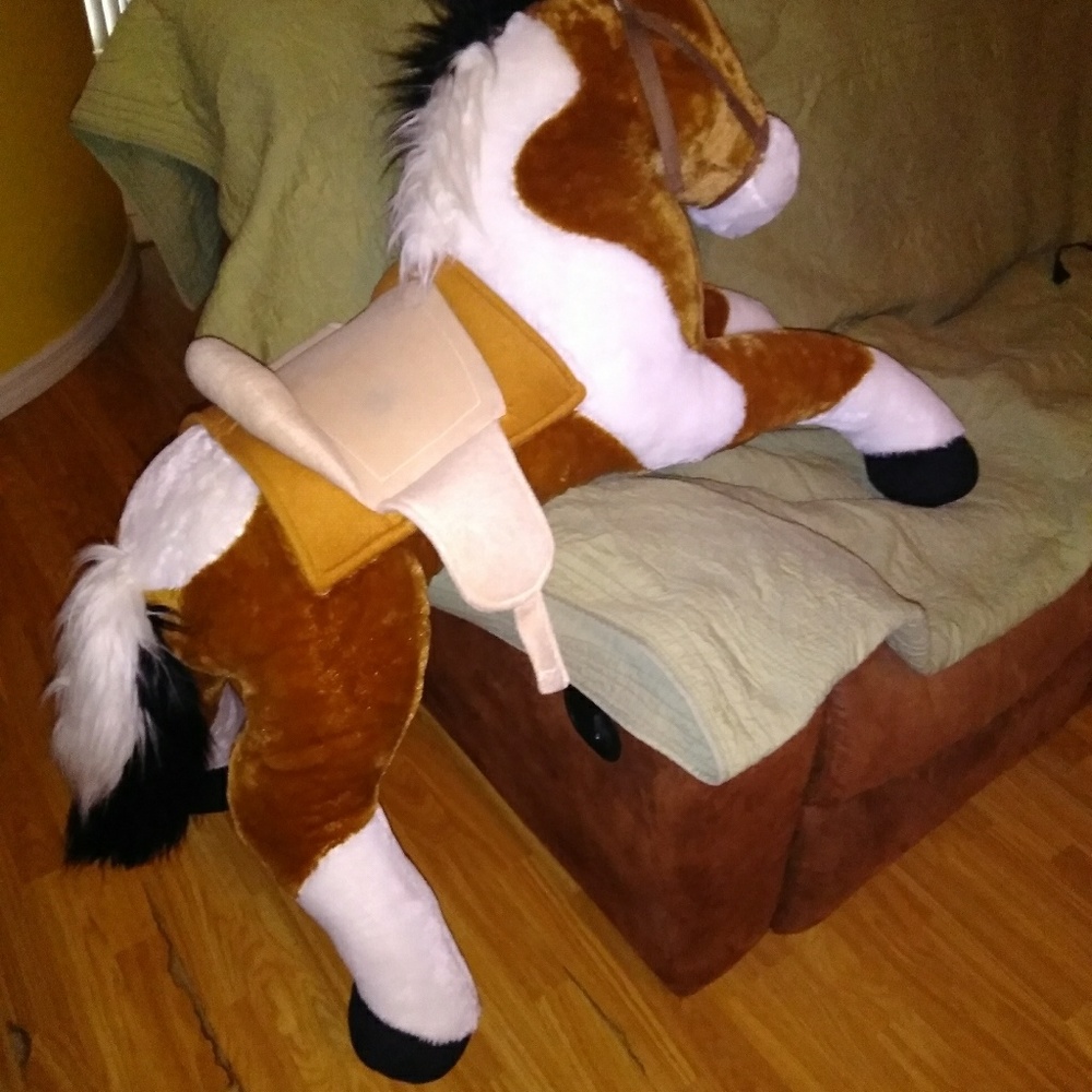 Large stuffed horse